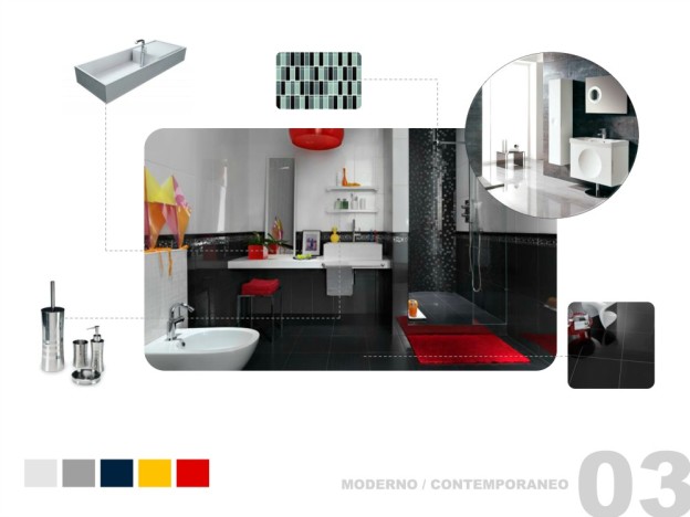 Baños con estilo - Revestida