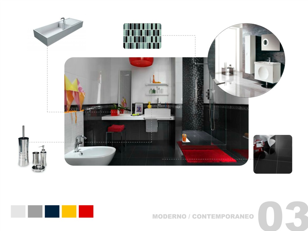 Baños con estilo - Revestida