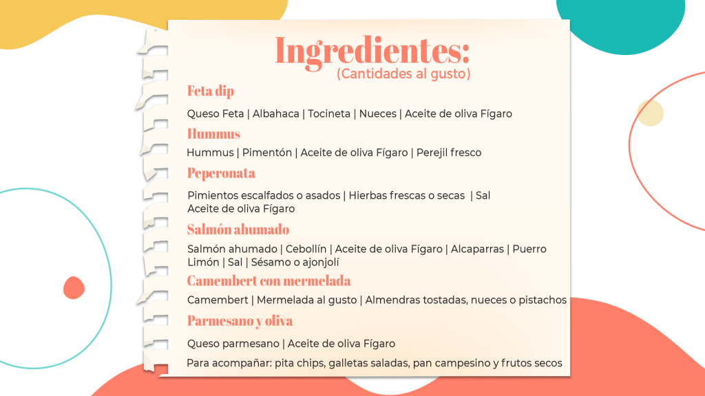 antipastos para mamá