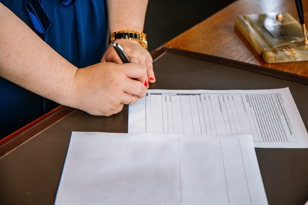 Firma en los negocios