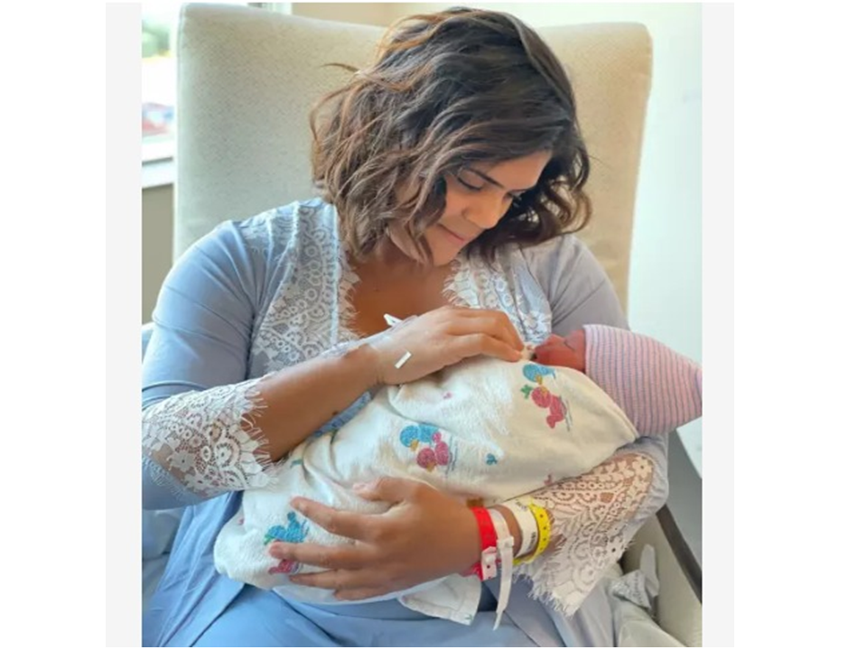Francisca recibe a su primer hijo